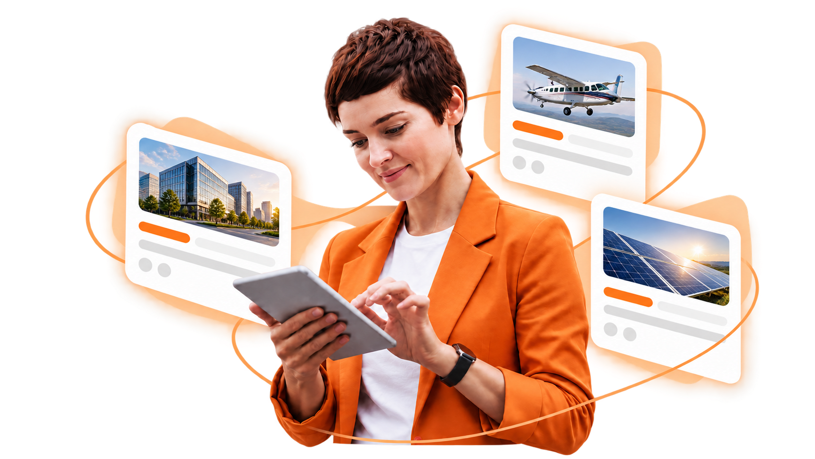 Person reading the Megamax newsletter on a tablet