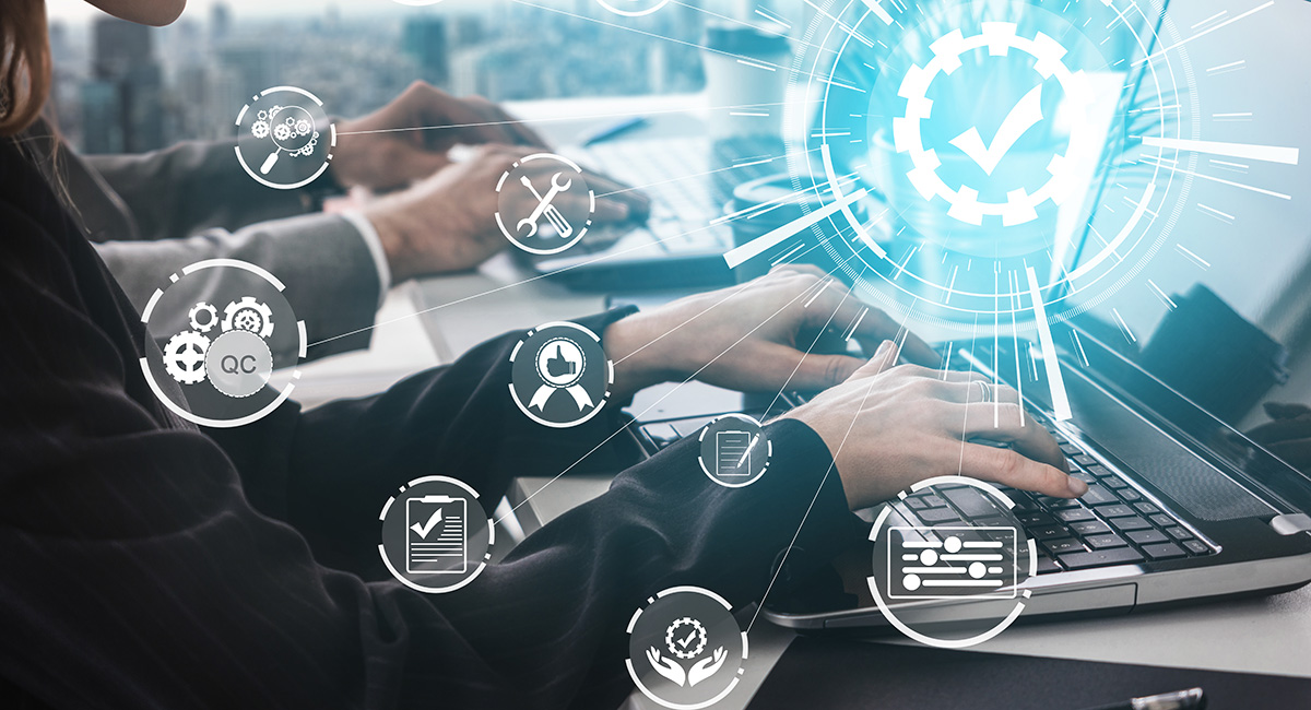 QA Quality Assurance and Quality Control Concept