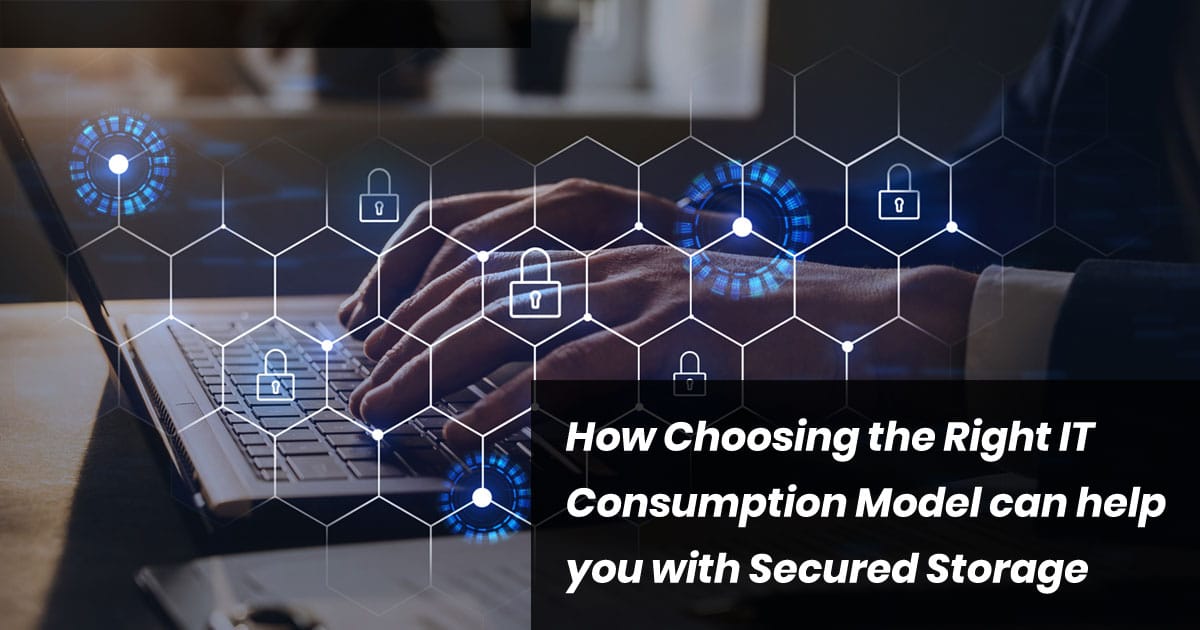 How Choosing the Right IT Consumption Model can help you with Secured Storage