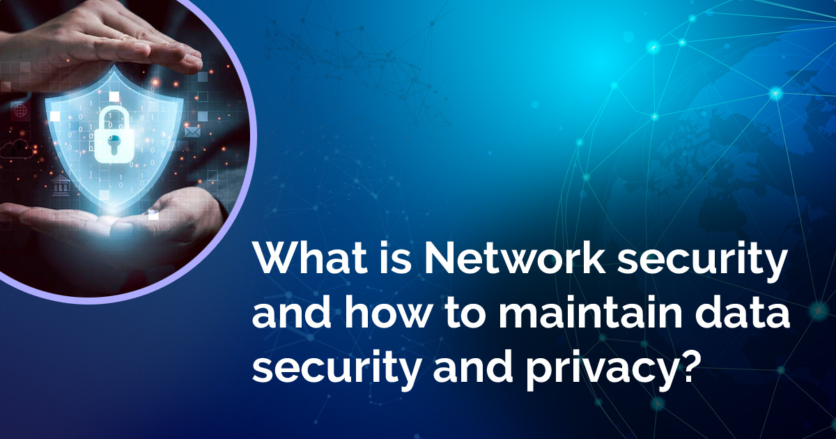 What is Network security and how to maintain data security and privacy?